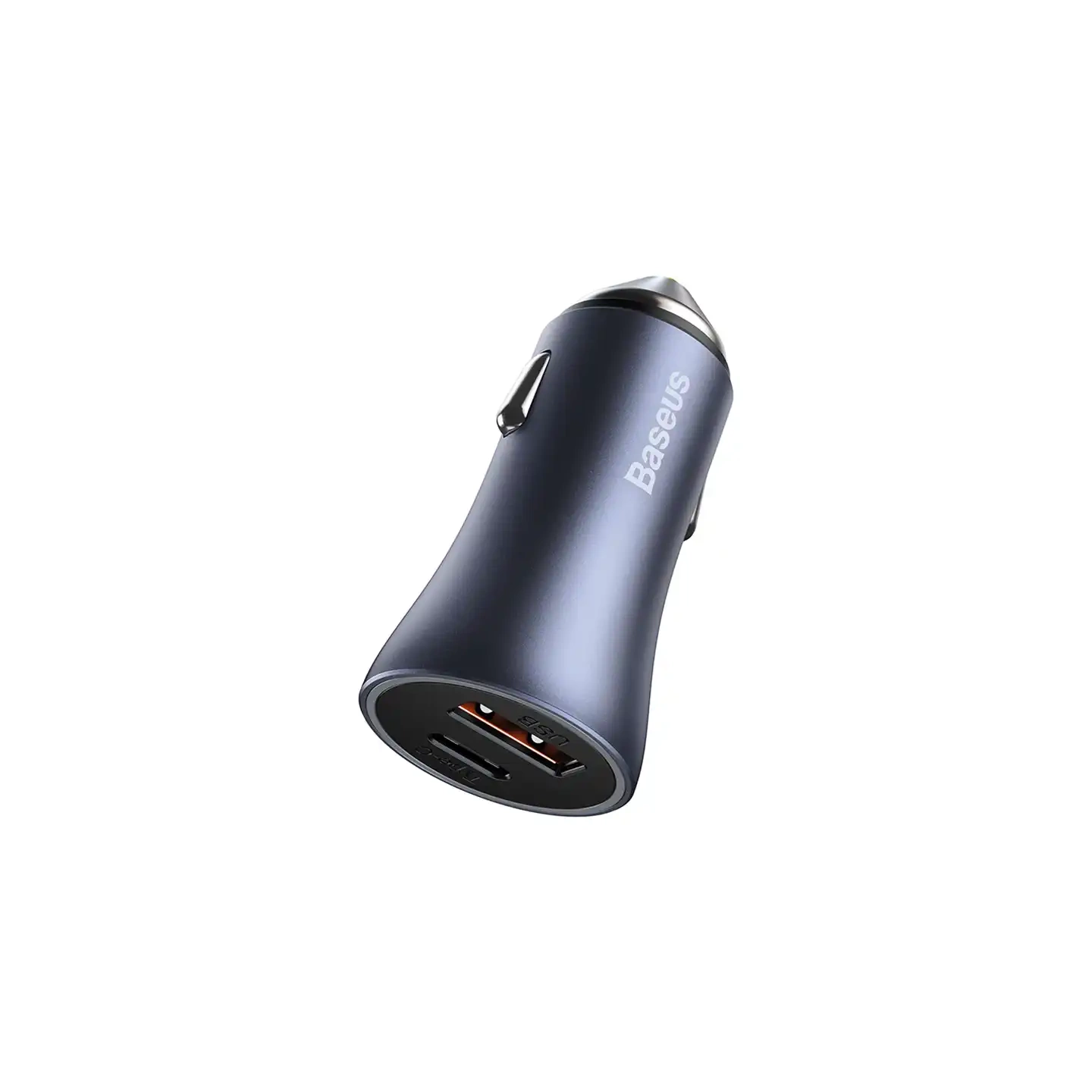Baseus Golden Contactor Pro Car Charger USB + USB-C, QC4.0+, PD, SCP, 40W (gray)