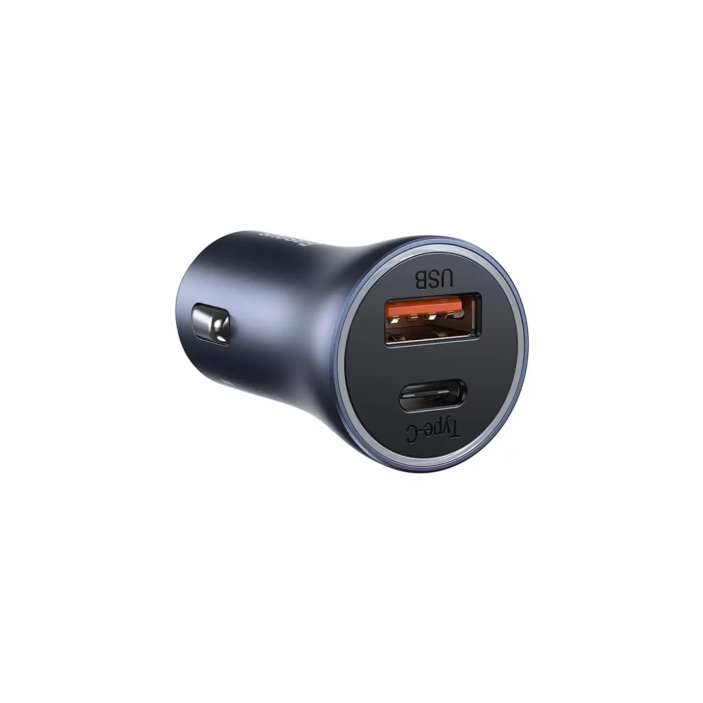 Baseus Golden Contactor Pro Car Charger USB + USB-C, QC4.0+, PD, SCP, 40W (gray)