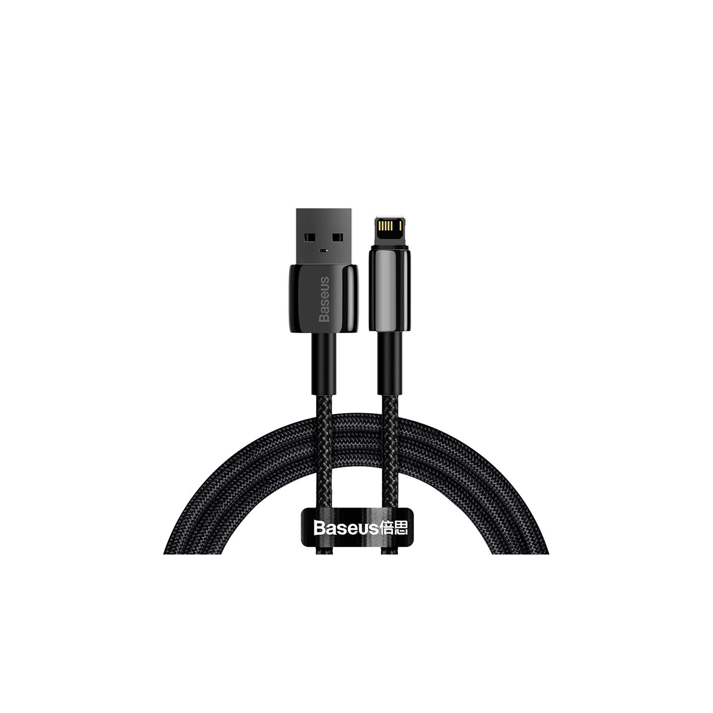 Baseus Tungsten Gold Cable USB to iP 2.4A 1m (black)