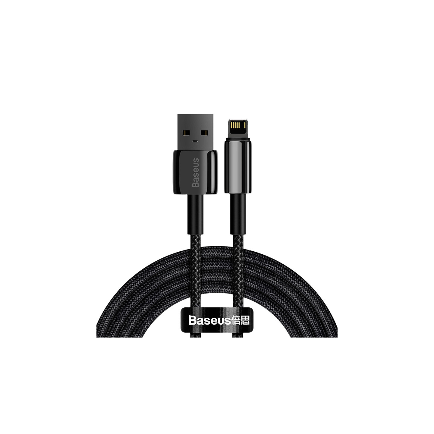 Baseus Tungsten Gold Cable USB to iP 2.4A 2m (black)