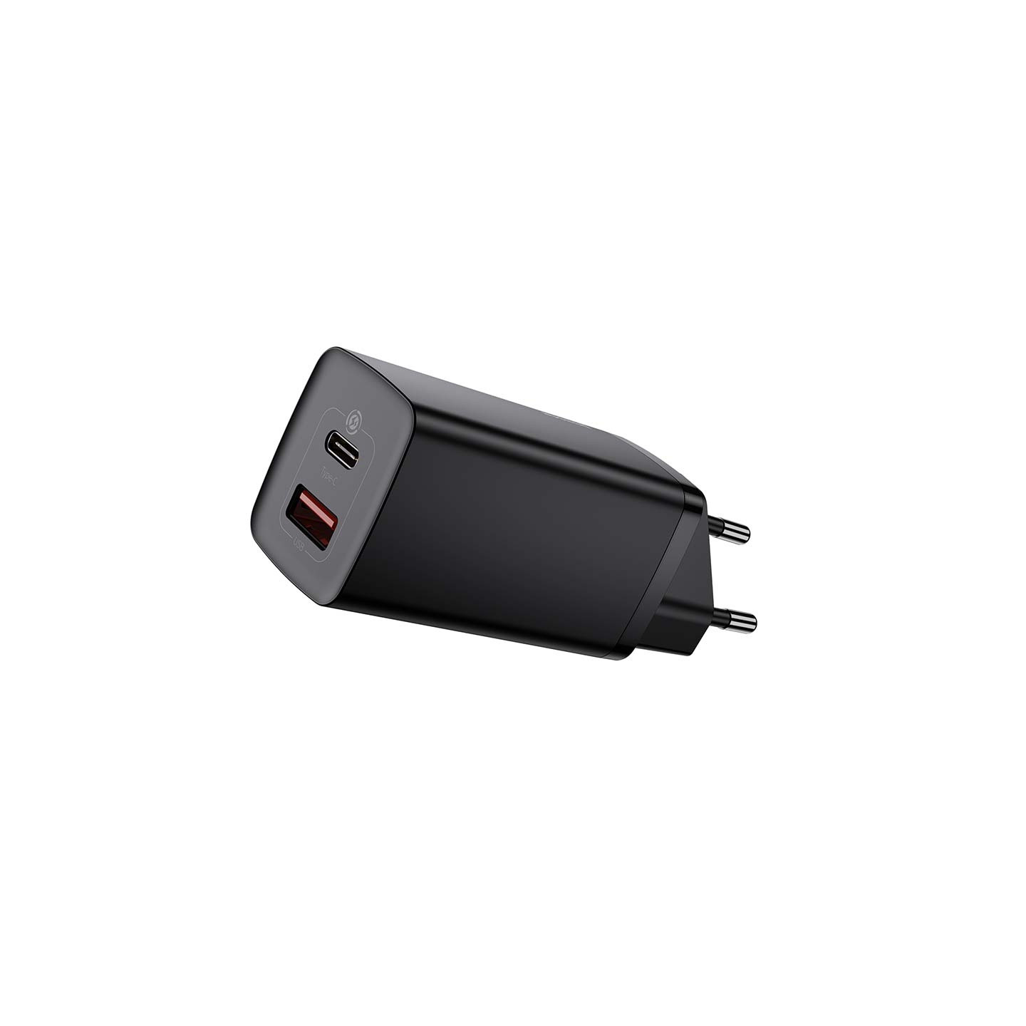 Quick Travel Charger Baseus GaN2 Lite USB+C 65W EU (black)