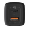Quick Travel Charger Baseus GaN2 Lite USB+C 65W EU (black)