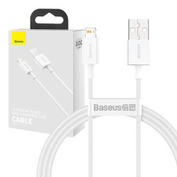 View product Baseus Superior Series Cable USB to Lightning, 2.4A, 1m (white)