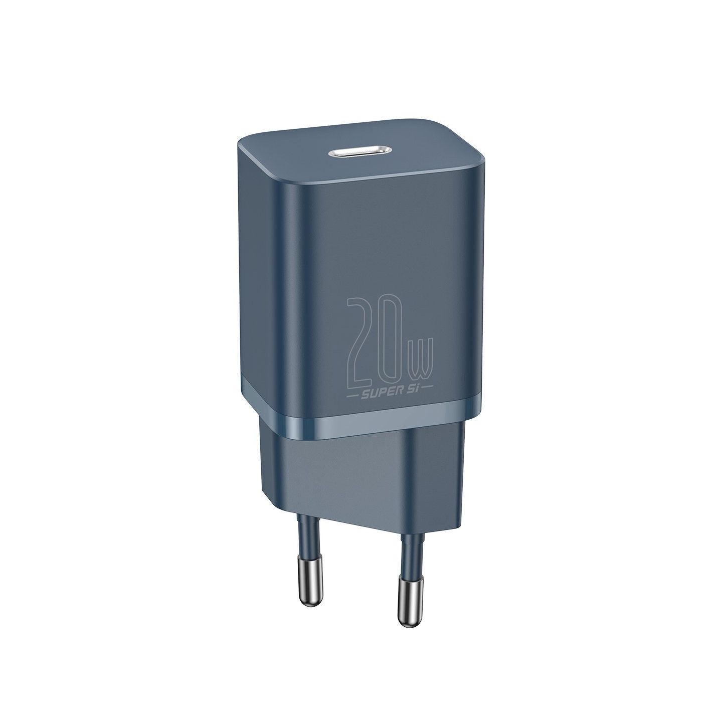Baseus Super Si Quick Charger 1C 20W with USB-C cable for Lightning 1m (blue)