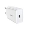 Baseus Speed Mini Quick Charger, USB-C, PD, 3A, 20W (white)