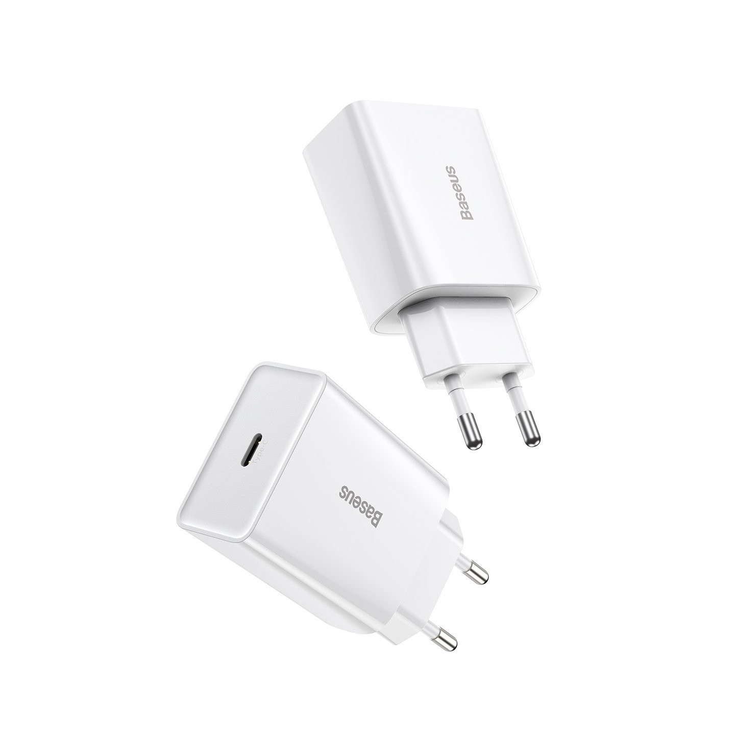 Baseus Speed Mini Quick Charger, USB-C, PD, 3A, 20W (white)