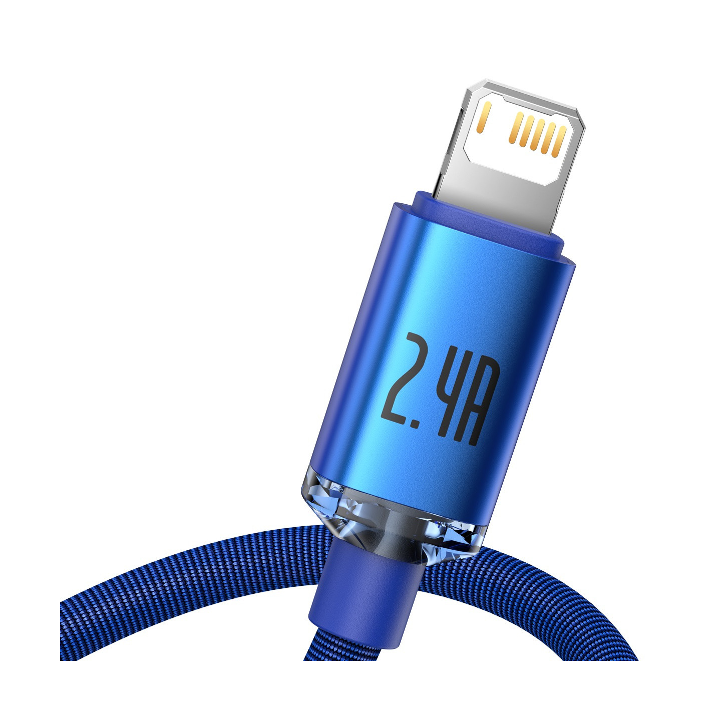 Baseus Crystal Shine cable USB to Lightning, 2.4A, 1.2m (blue)