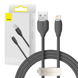 View product Baseus Jelly  cable USB to Lightning, 2,4A, 1,2m (black)
