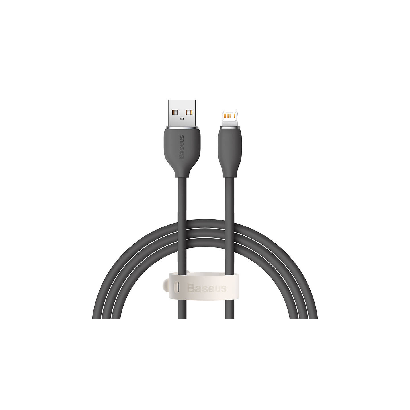 Baseus Jelly  cable USB to Lightning, 2,4A, 1,2m (black)