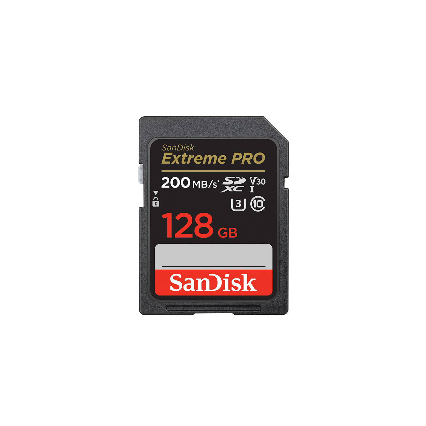Memory card SANDISK EXTREME PRO SDXC 128GB 200/90 MB/s UHS-I U3  (SDSDXXD-128G-GN4IN)