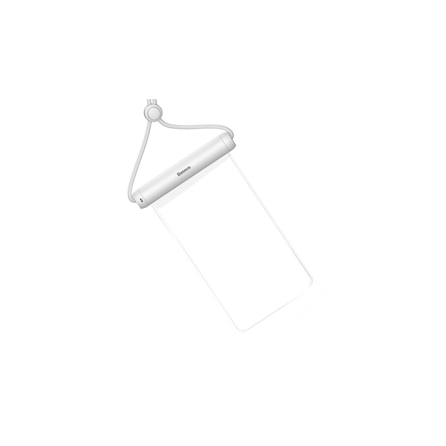 Baseus Cylinder Slide-cover waterproof smartphone bag (white)