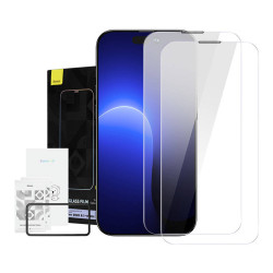 View product Baseus Crystal Tempered Glass Dust-proof 0.3mm for iPhone 14 Pro (2pcs)