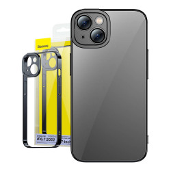 View product Baseus Glitter Transparent Case and Tempered Glass set for iPhone 14 Plus (black)