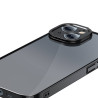 Baseus Glitter Transparent Case and Tempered Glass set for iPhone 14 Plus (black)