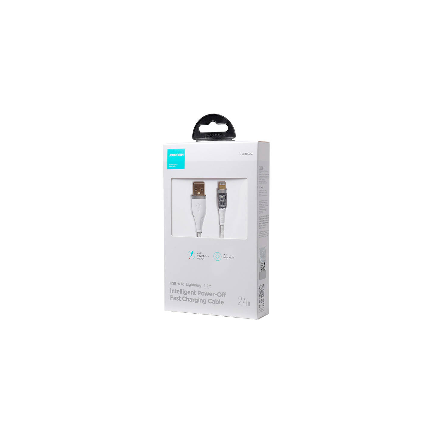 Cable to USB-A / Lightning / 2.4A / 1.2m Joyroom S-UL012A3 (white)