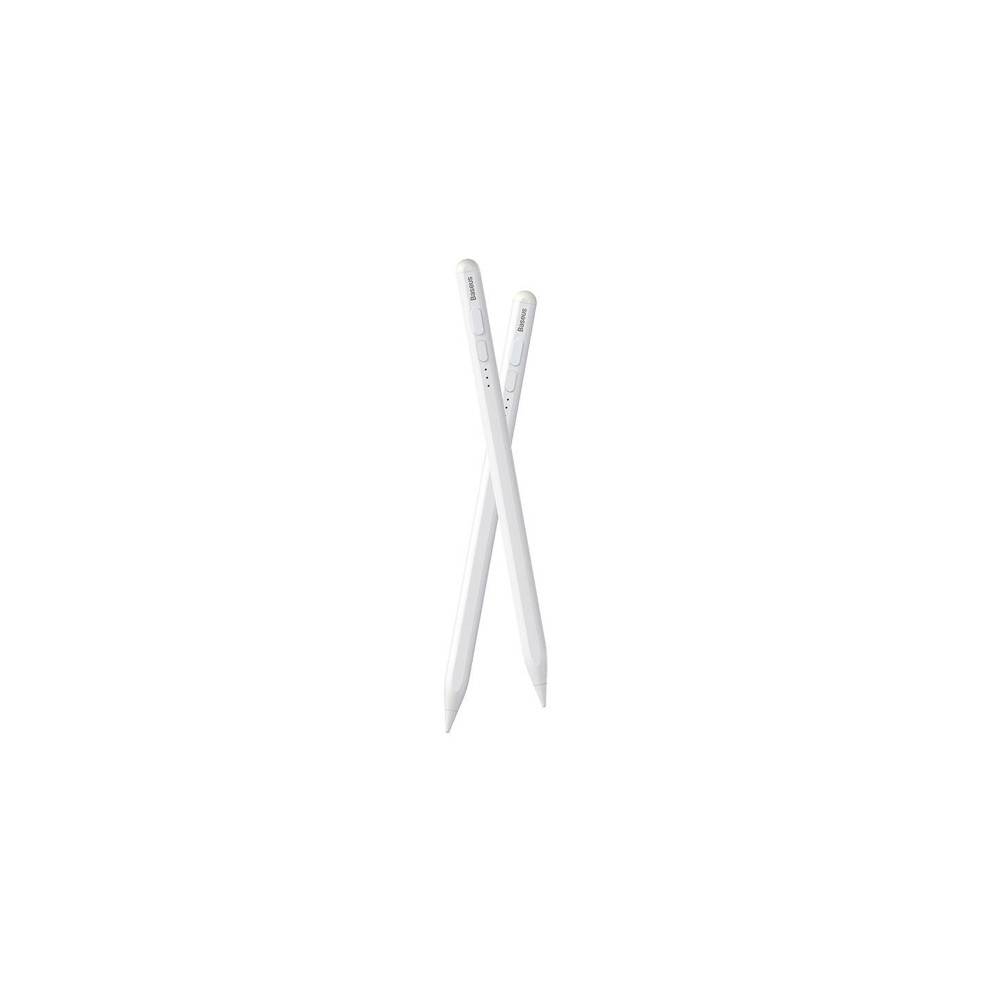 Smooth Writing Stylus with LED Indicators (Active) White
