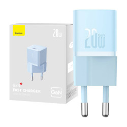 View product Mini wall charger Baseus GaN5 20W (blue)