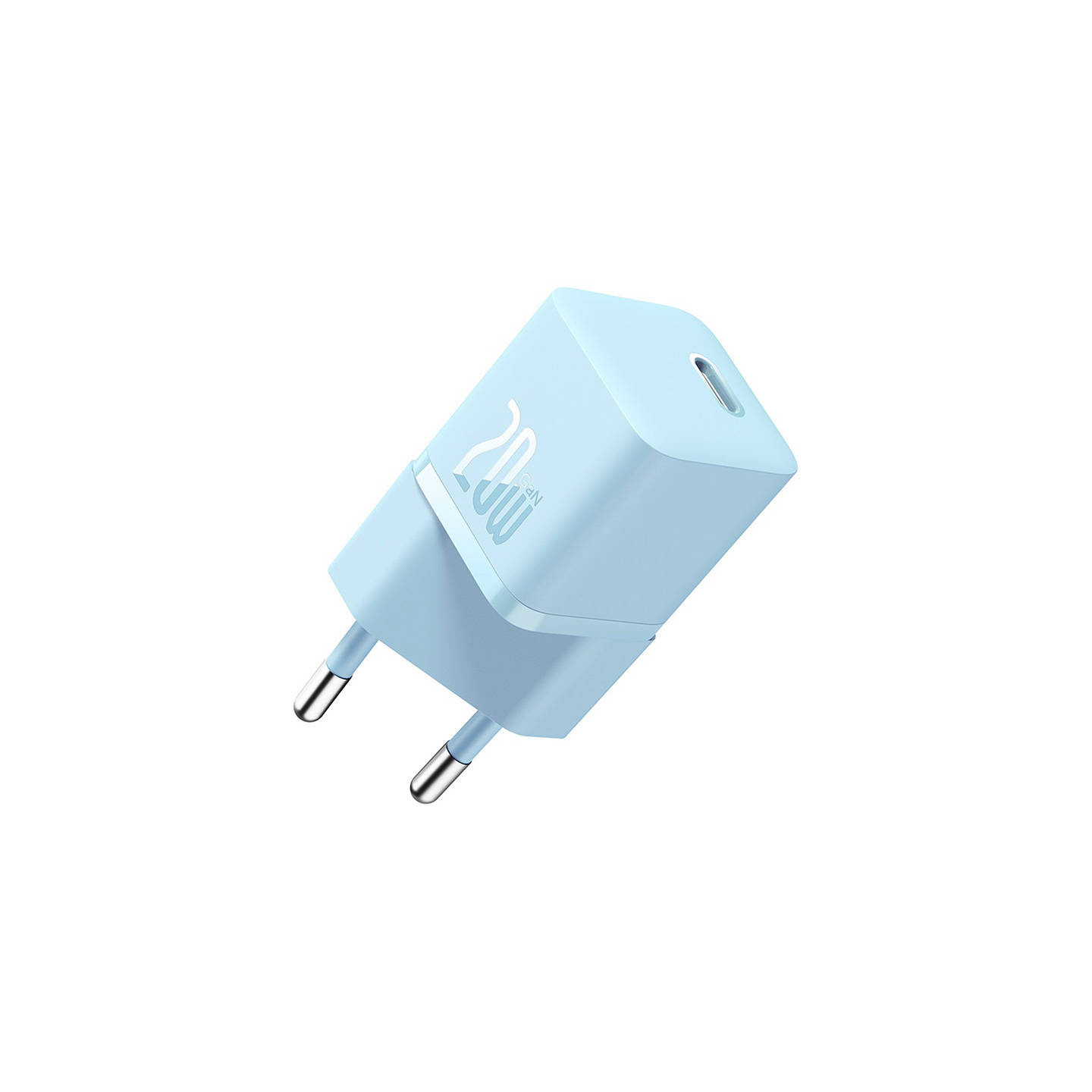 Mini wall charger Baseus GaN5 20W (blue)