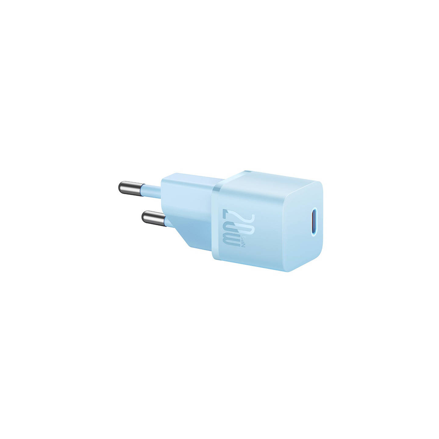 Mini wall charger Baseus GaN5 20W (blue)