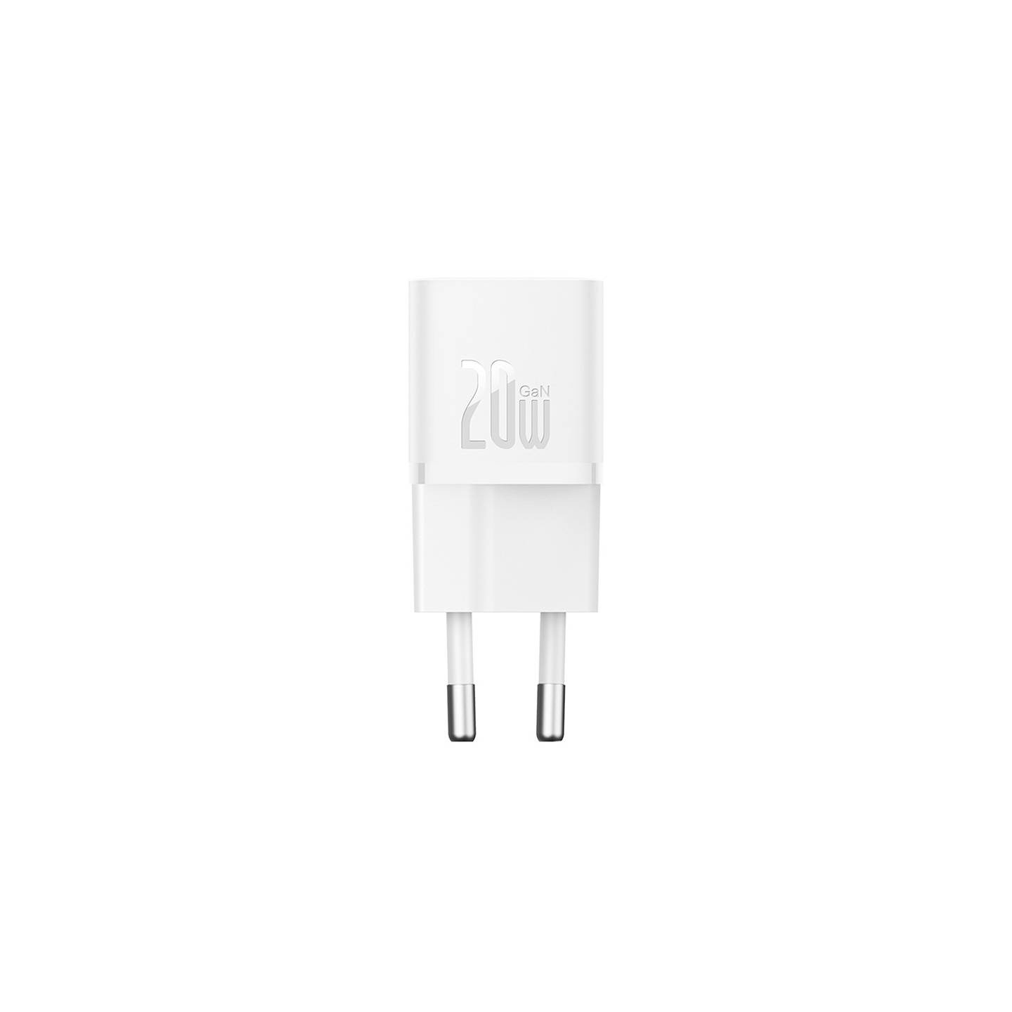 Mini wall charger Baseus GaN5 20W (white)