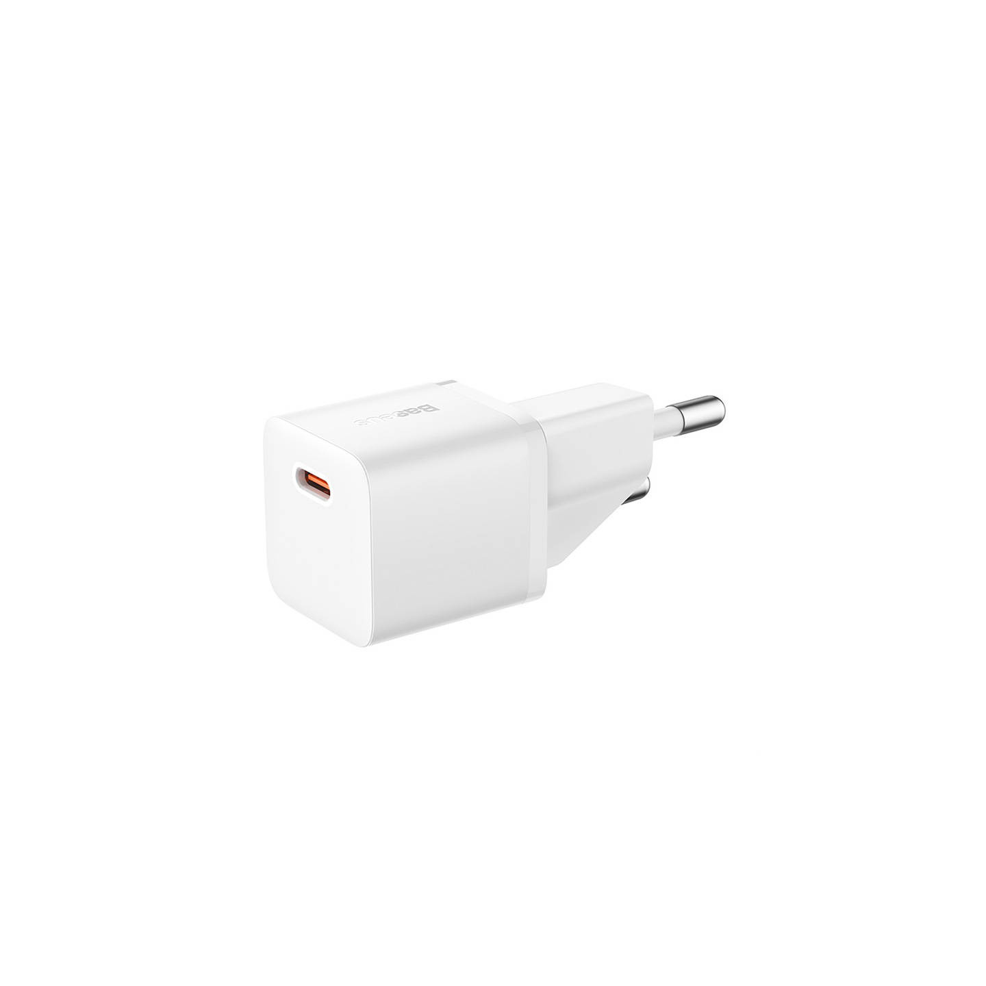 Mini wall charger Baseus GaN5 20W (white)