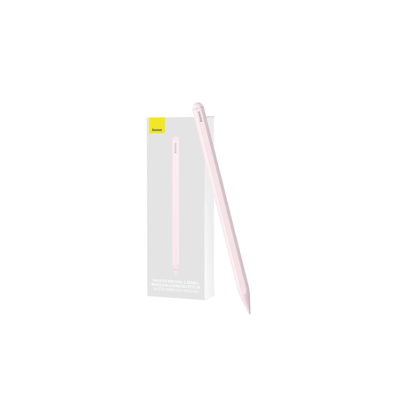 Wireless charging stylus for phone / tablet Baseus Smooth Writing (pink)
