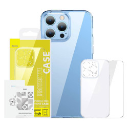 View product Baseus SuperCeramic Transparent Glass Case and Tempered Glass set for iPhone 14 Plus