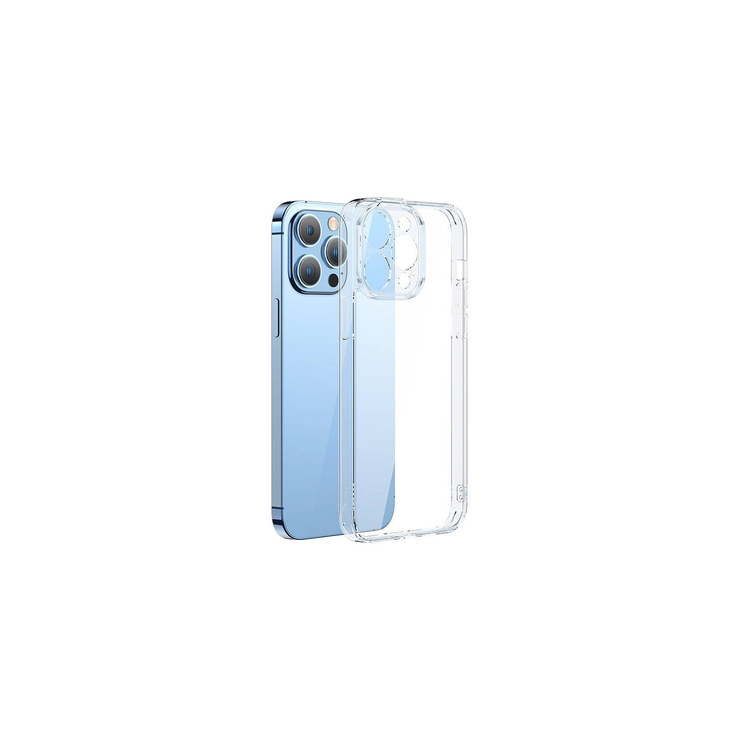 Baseus SuperCeramic Transparent Glass Case and Tempered Glass set for iPhone 14 Plus