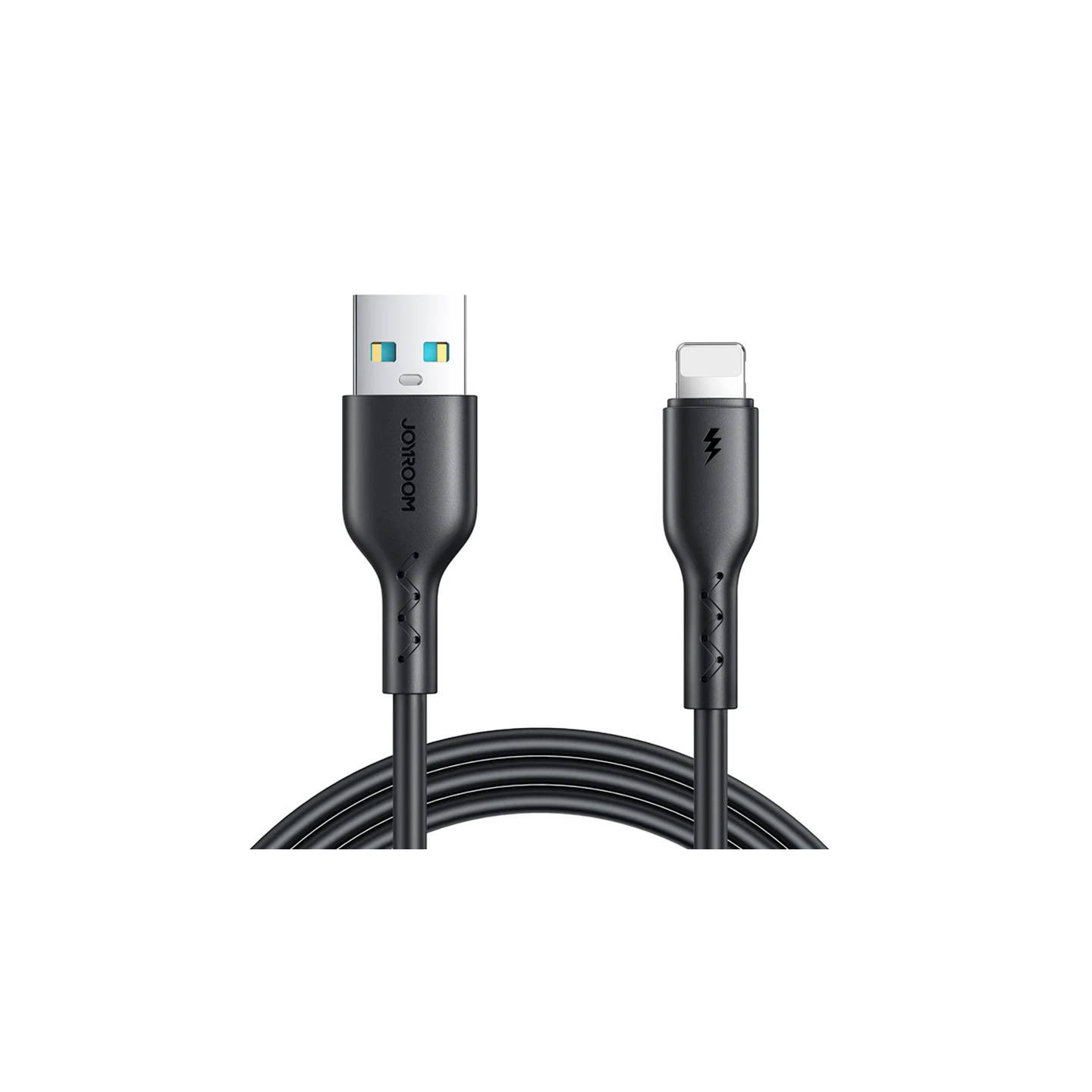 Cable Flash Charge USB to Lightning Joyroom SA26-AL3/ 3A / 1m (black)