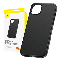 View product Phone Case for iPhone 15 ProMax Baseus Fauxther Series (Black)