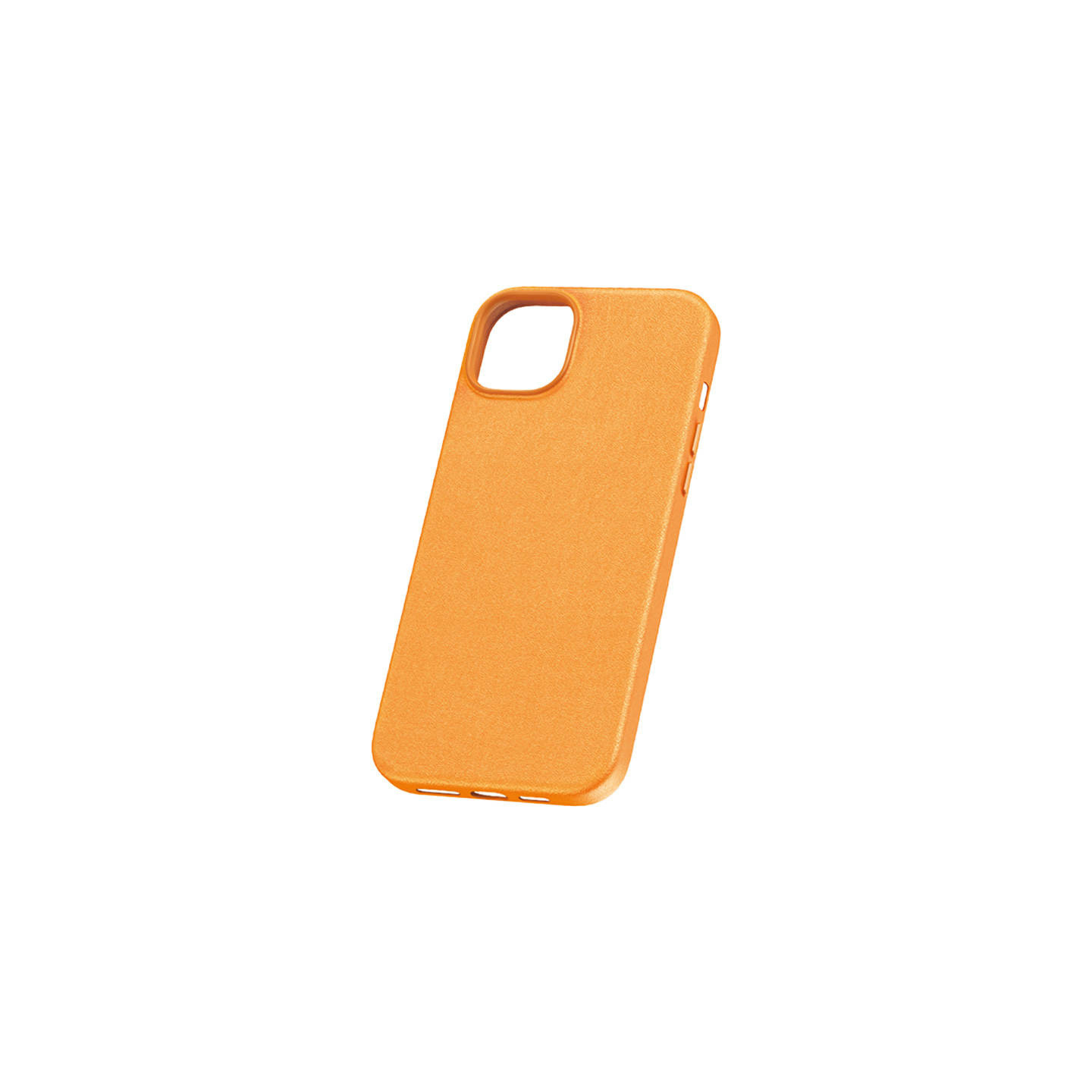 Phone Case for iPhone 15 ProMax Baseus Fauxther Series (Orange)
