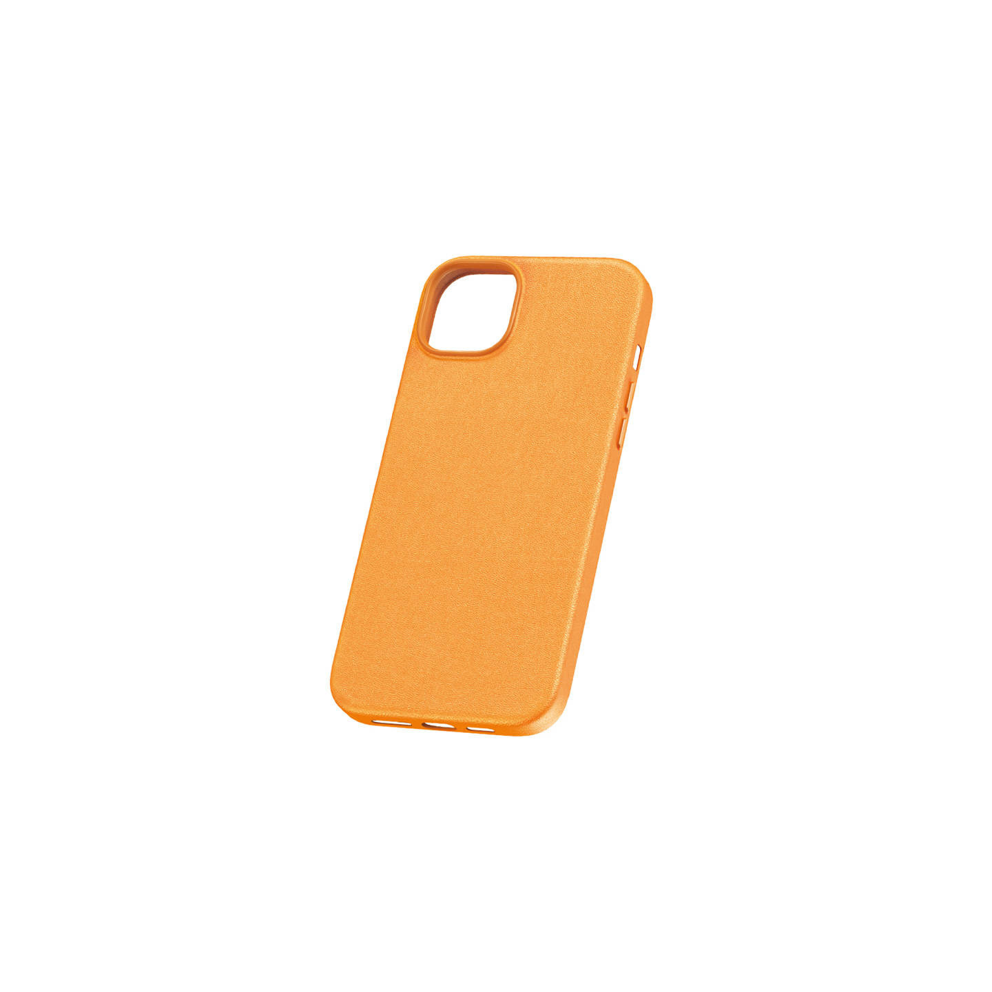 Phone Case for iPhone 15 Plus Baseus Fauxther Series (Orange)