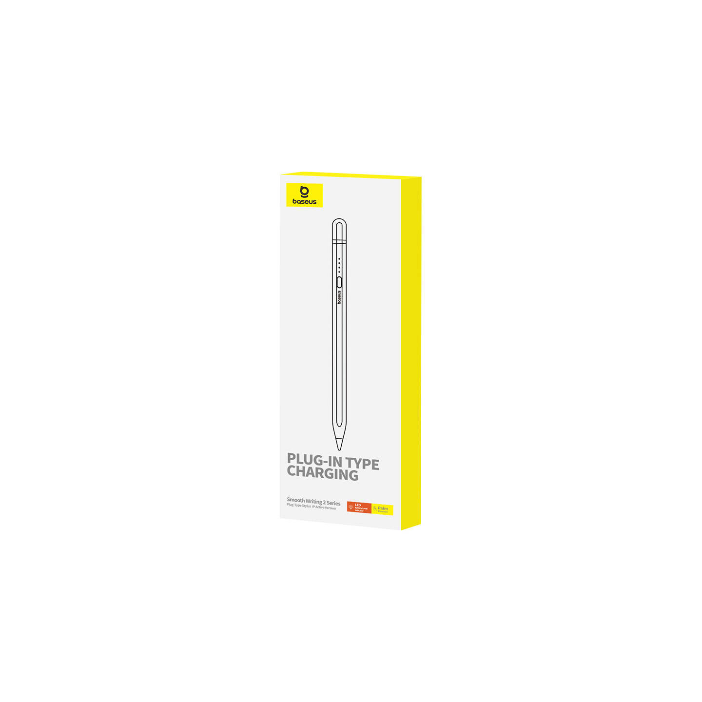 Active stylus Baseus Smooth Writing Series with plug-in charging, lightning (White)