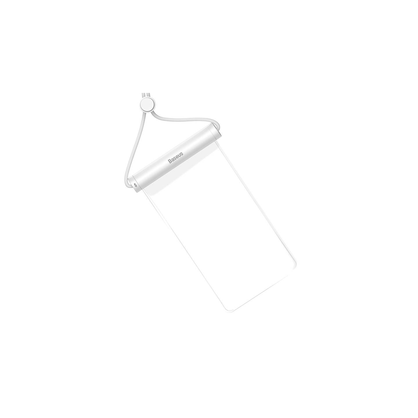 Waterproof phone case Baseus AquaGlide with Cylindrical Slide Lock (white)