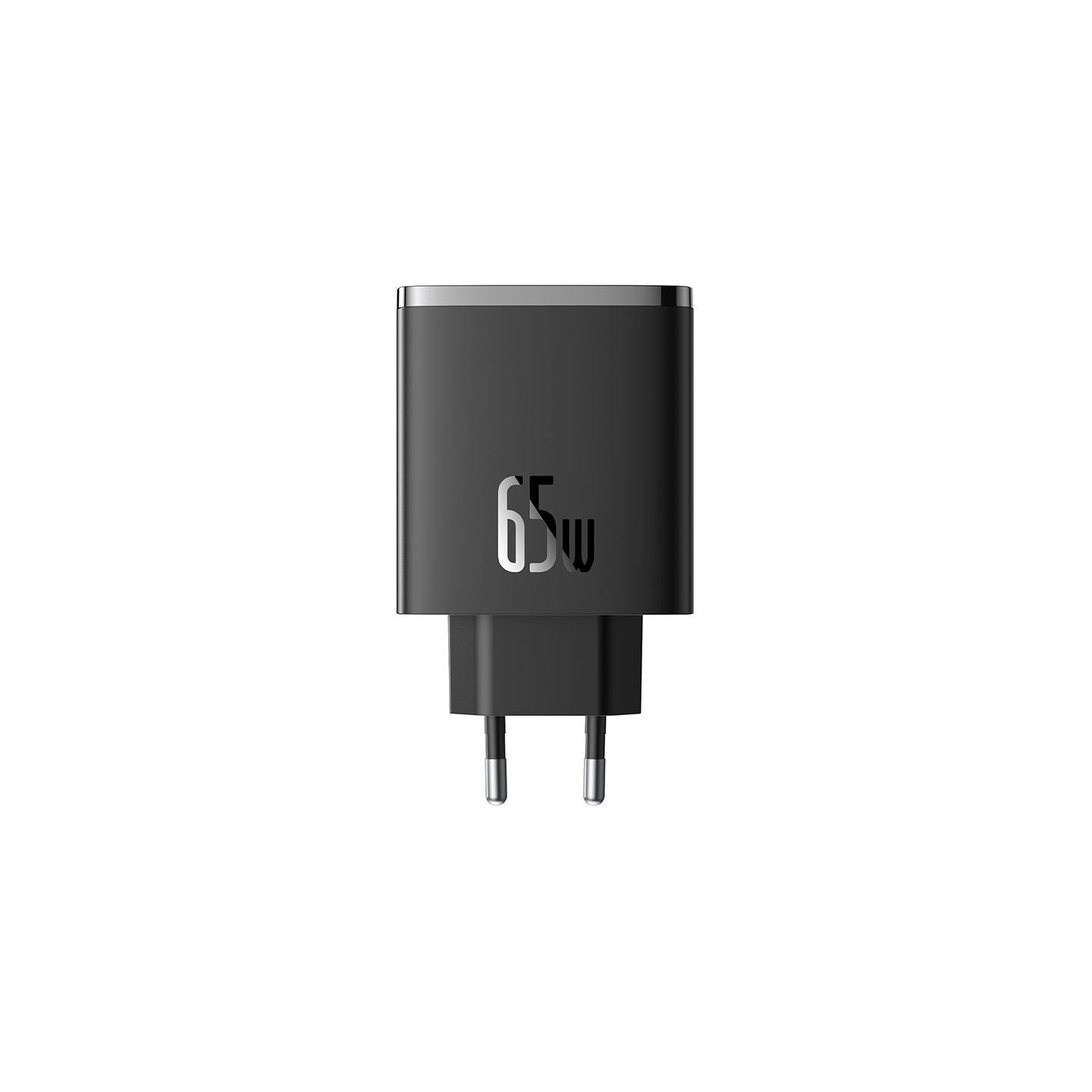 Wall charger Baseus OS-Cube Pro 2xUSB-C + USB, 65W (black)