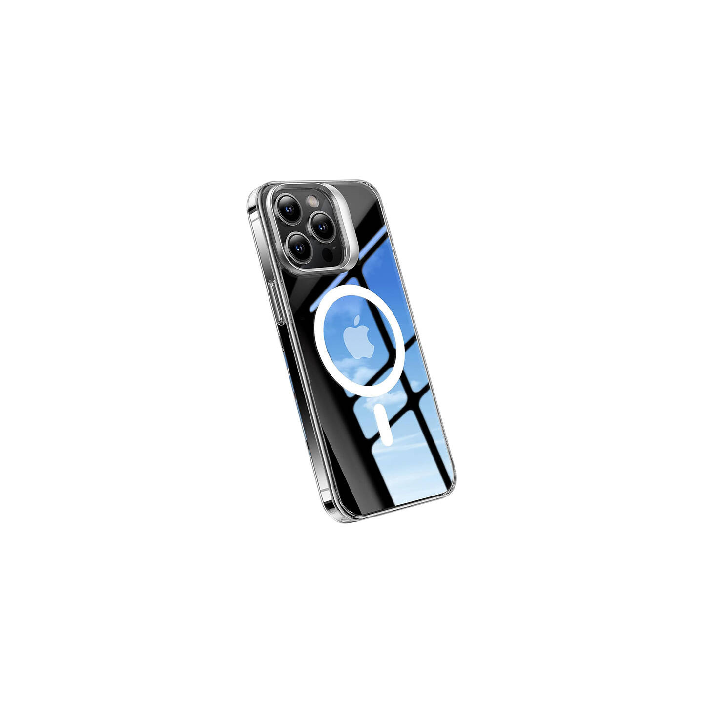 Torras phone case UPRO Lstand Clear-Mag for iPhone 15 PRO (transparent)