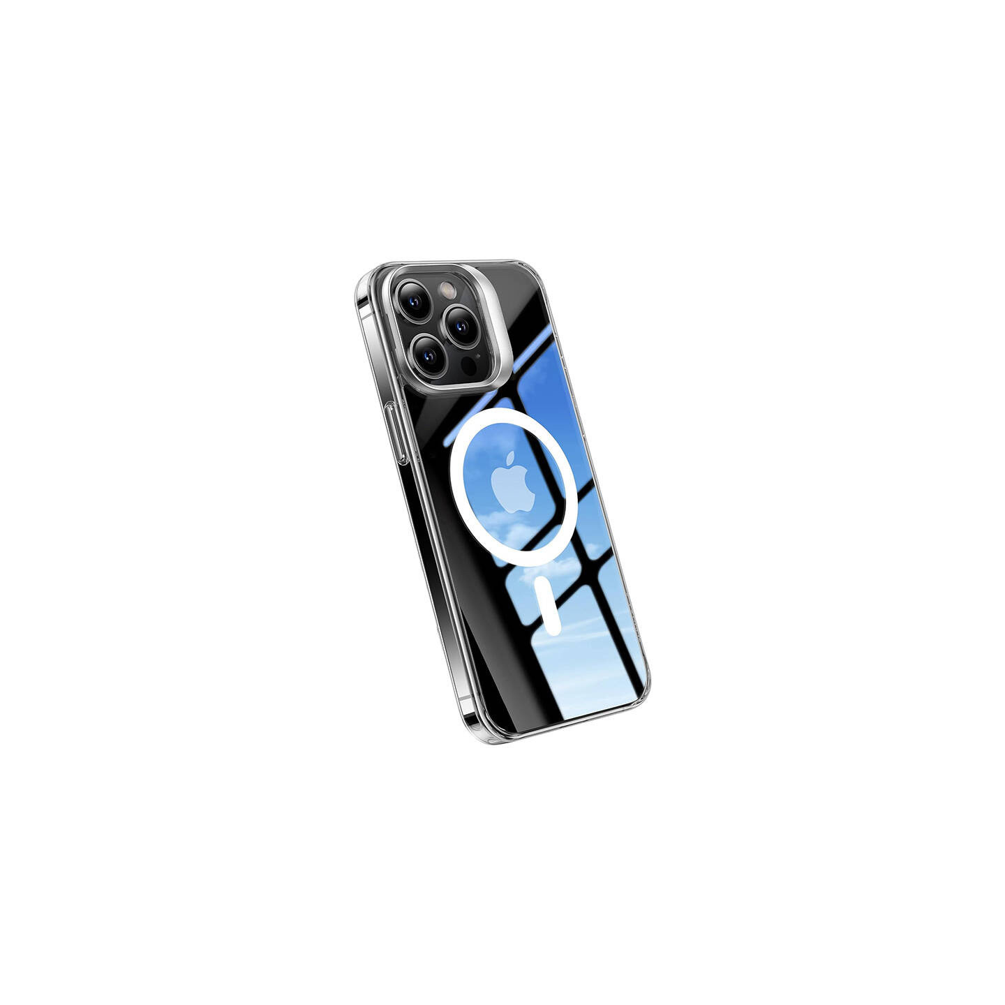 Torras phone case UPRO Lstand Clear-Mag for iPhone 15 (transparent)