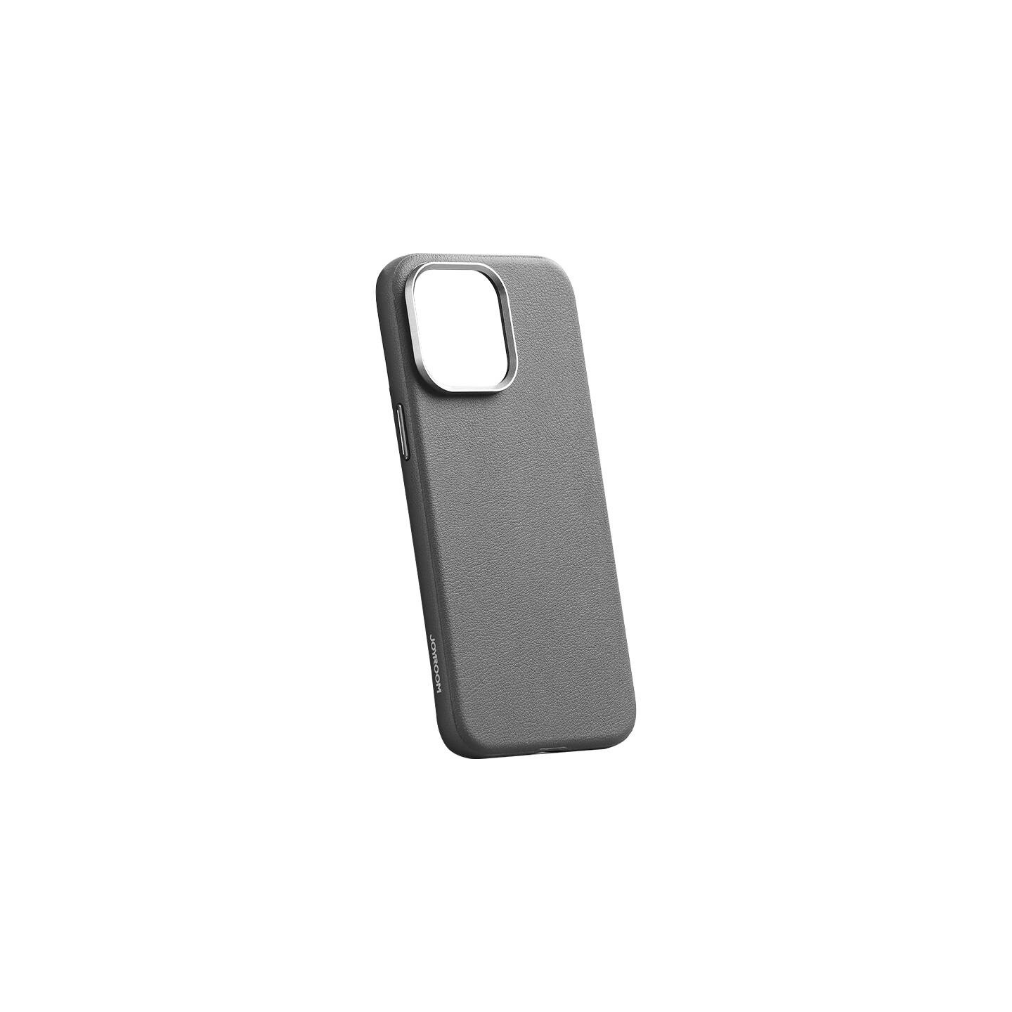Magnetic protective phone case Joyroom JR-BP007 for iPhone 15 Pro Max (gray)