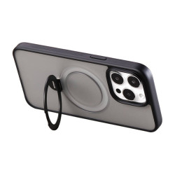 View product Joyroom JR-BP004 Magnetic Protective Case with Holder for iPhone 15 (Black)