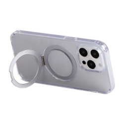 View product Magnetic protective phone case with holder Joyroom JR-BP004 for iPhone 15 (transparent)