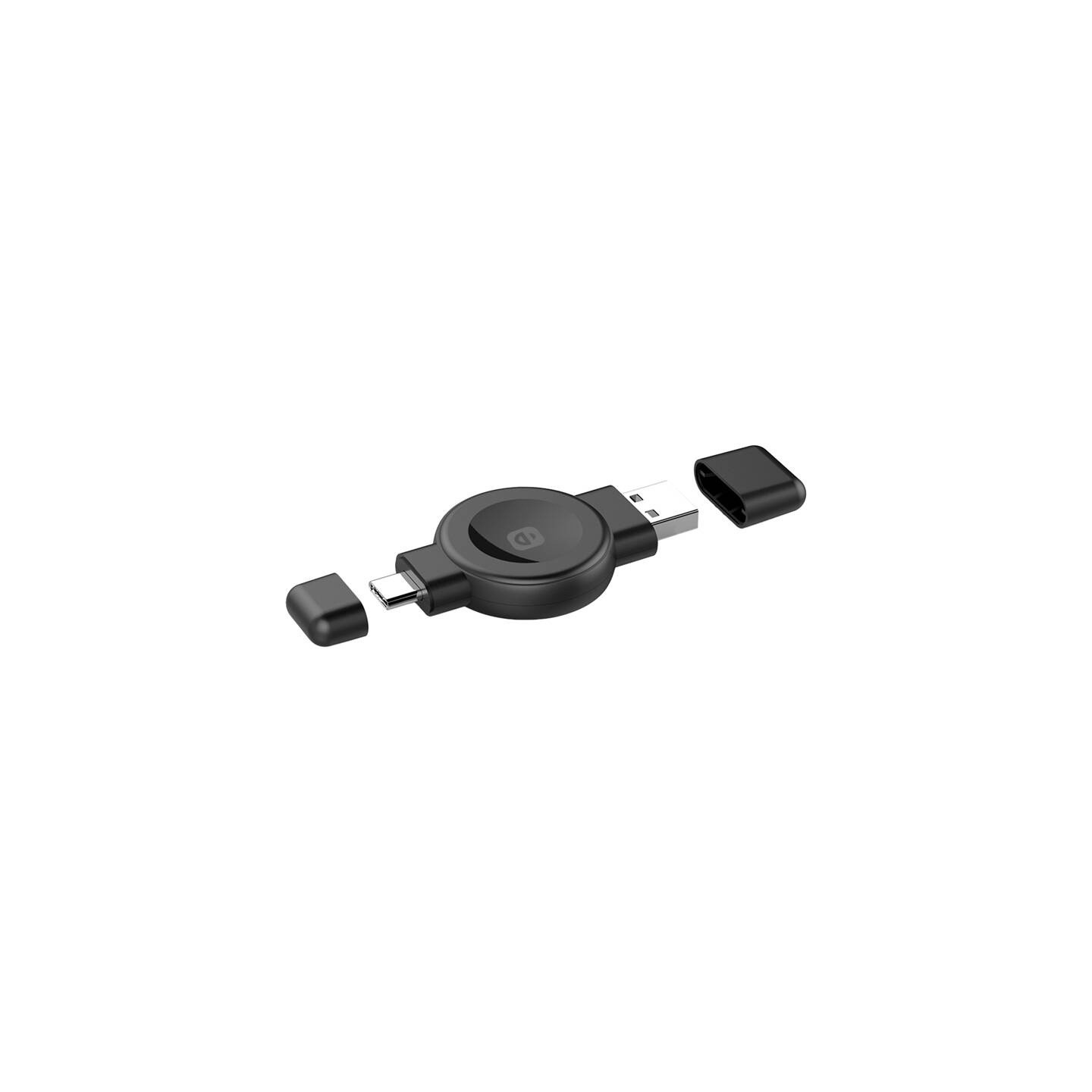 In-line Choetech T606-F wireless charger for smartwatch (black)