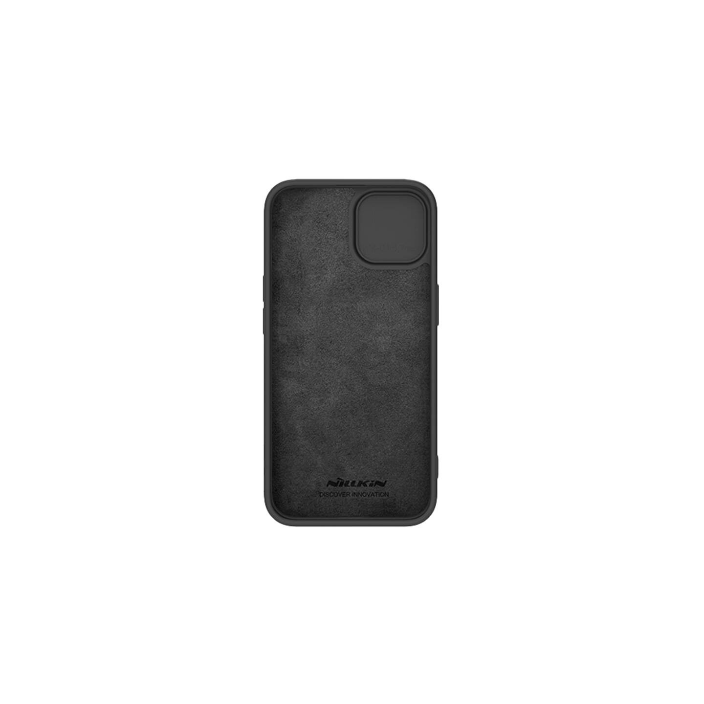 Nillkin CamShield Silky Silicone Case for iPhone 15 Plus (black)