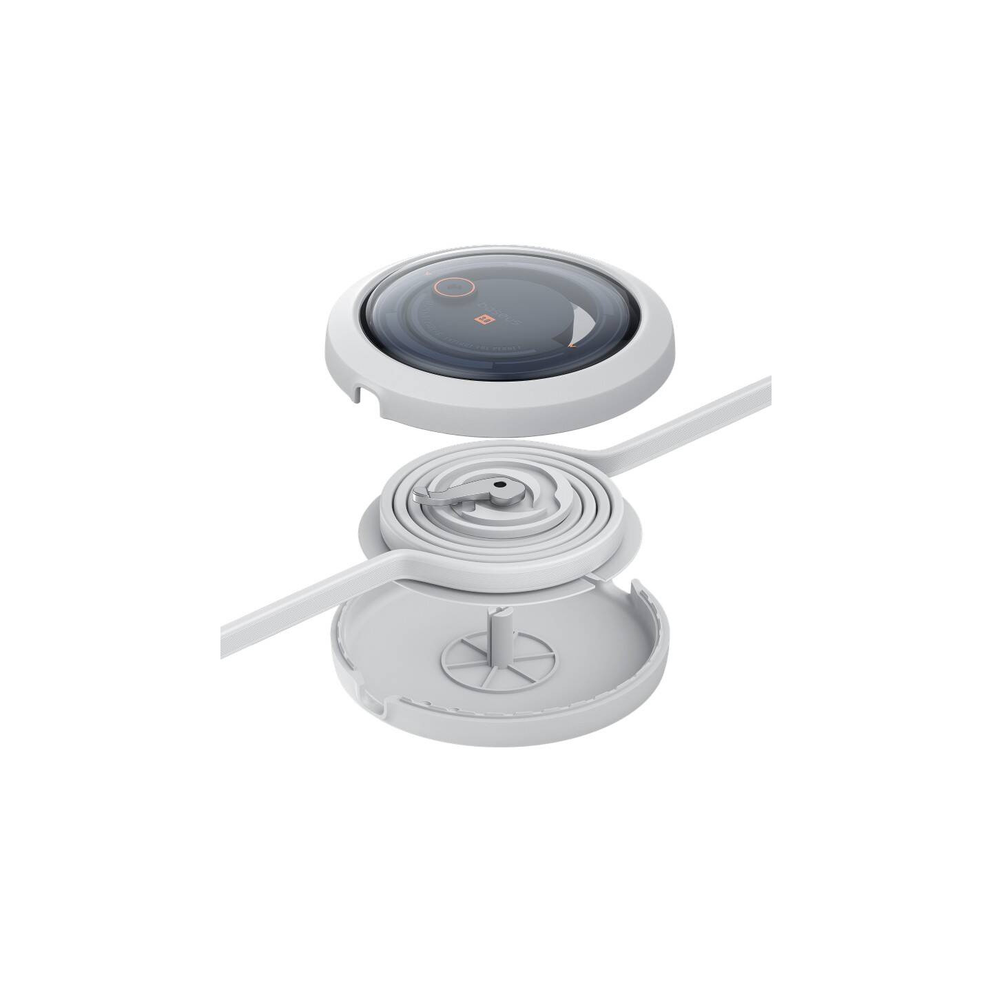 Fast Charging Cable 3in1 Baseus Free2Draw USB-C to USB-C/Lightning/Micro 100W, 1,1m (white)