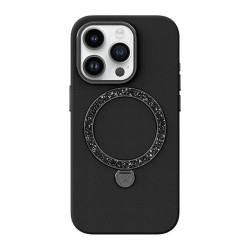 View product Phone case Joyroom Dancing Circle PN-15L2 Iphone 15 Pro (black) without packaging