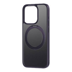 View product Phone Case with Stand Baseus SkyRing 360° for iP 14 Pro +tempered-glass and cleaning kit (purple)