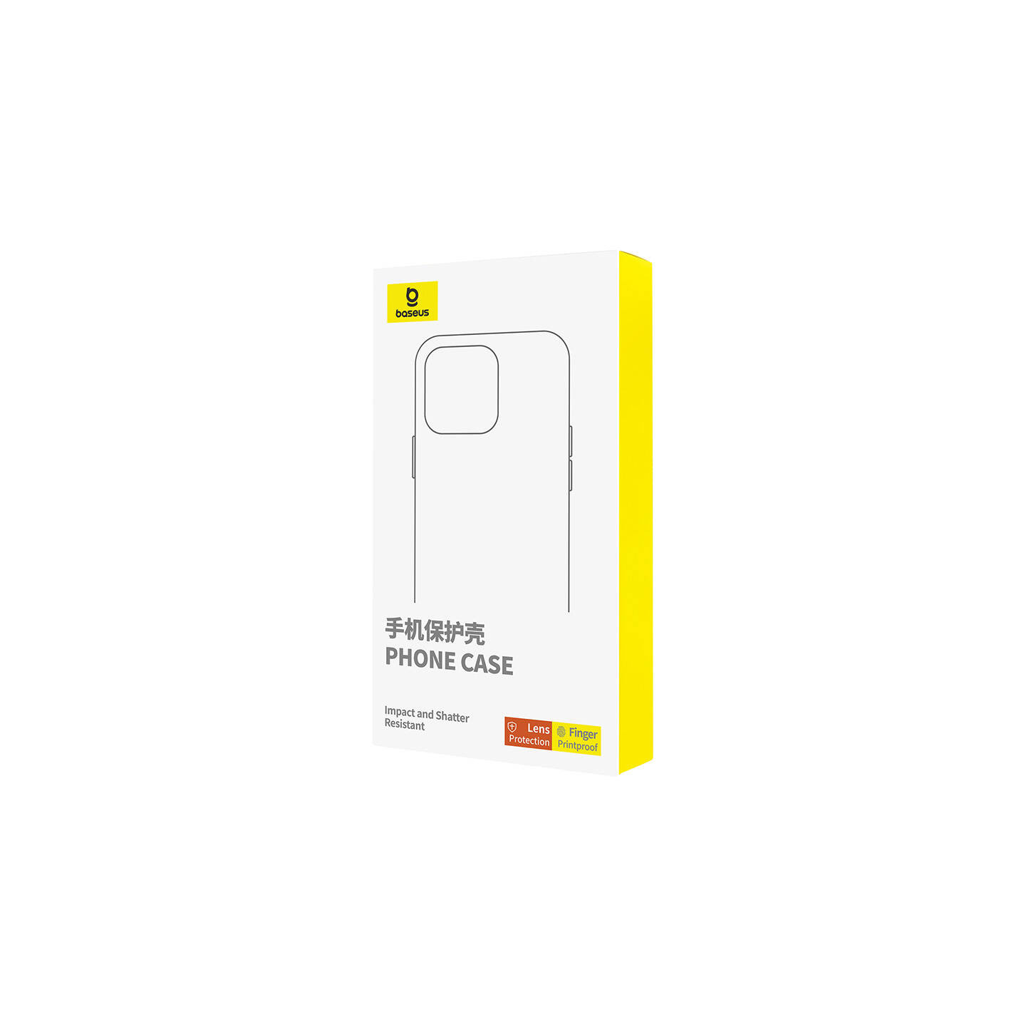 Phone Case with Stand Baseus SkyRing 360° for iP 15 +tempered-glass and cleaning kit (black)
