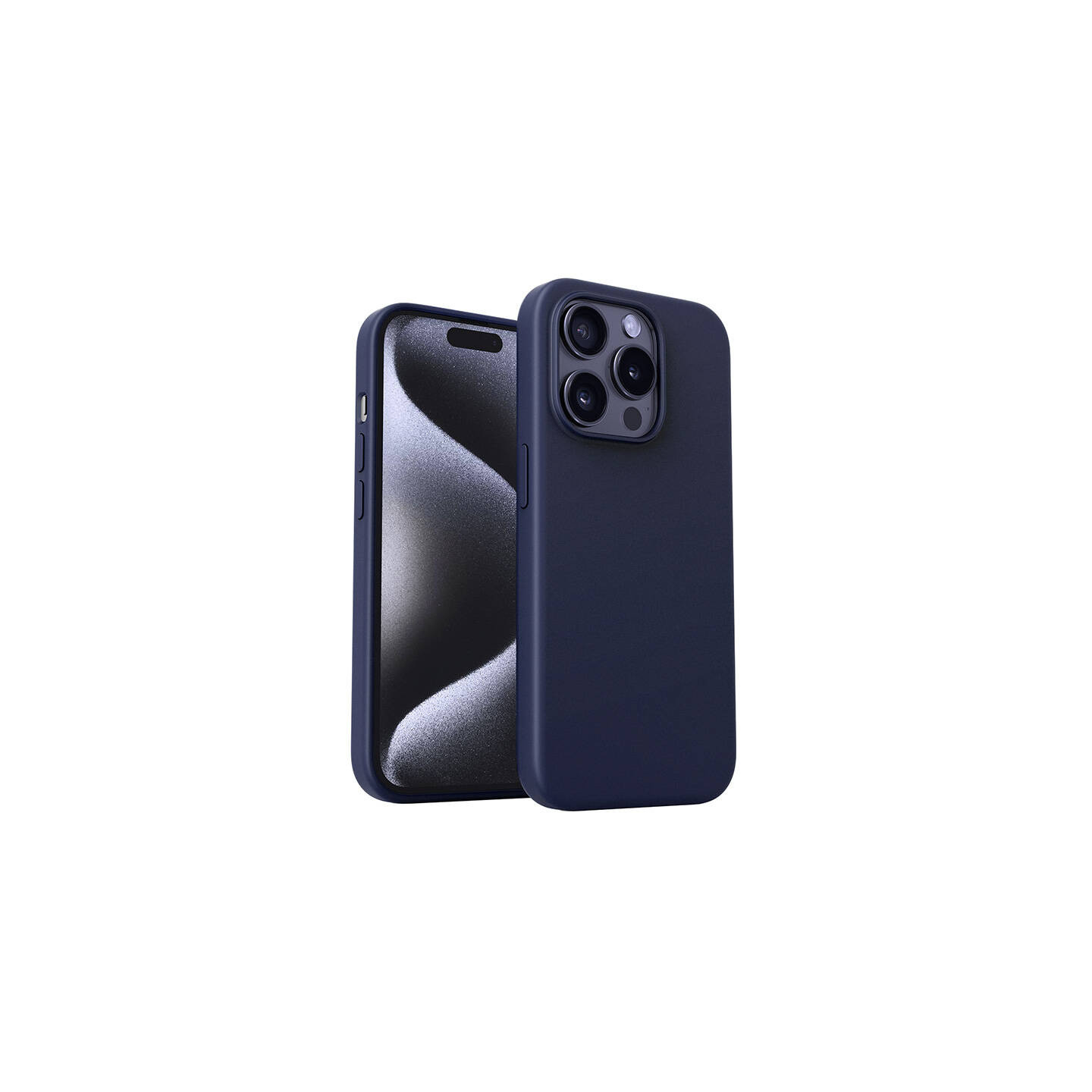 Aukey PC-GJ10C case for iPhone 15 Pro (storm blue)