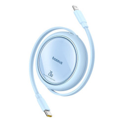 View product USB Cable Baseus Free2Pull USB-C to iP 20W 1m (blue)