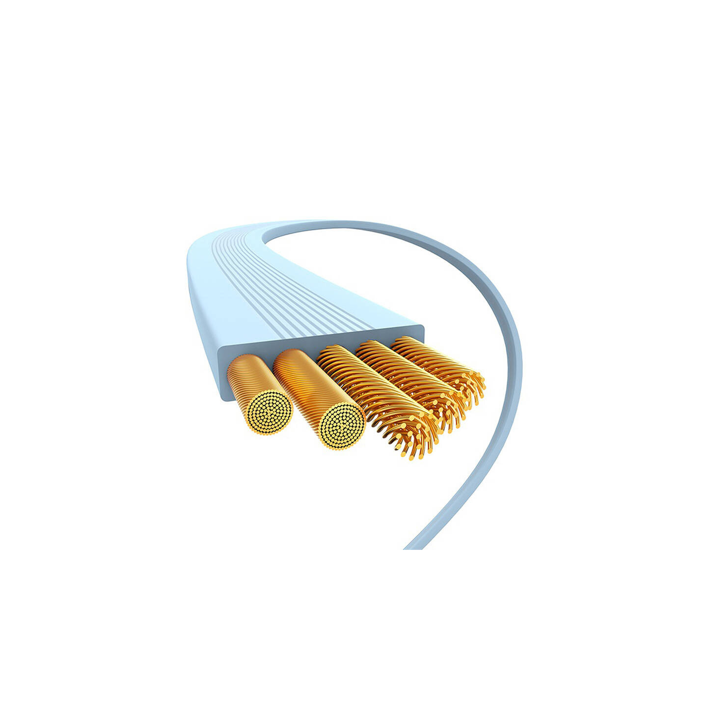 USB Cable Baseus Free2Pull USB-C to iP 20W 1m (blue)