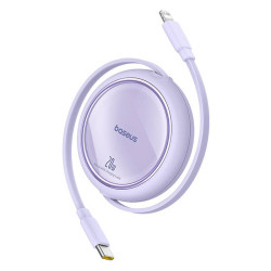 View product USB Cable Baseus Free2Pull USB-C to iP 20W 1m (purple)